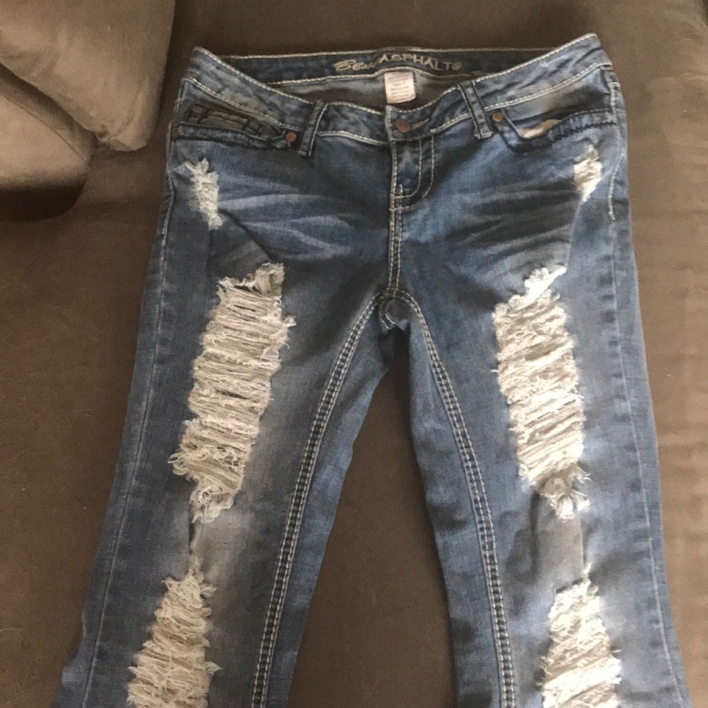 Juniors Blue Asphalt  jeans